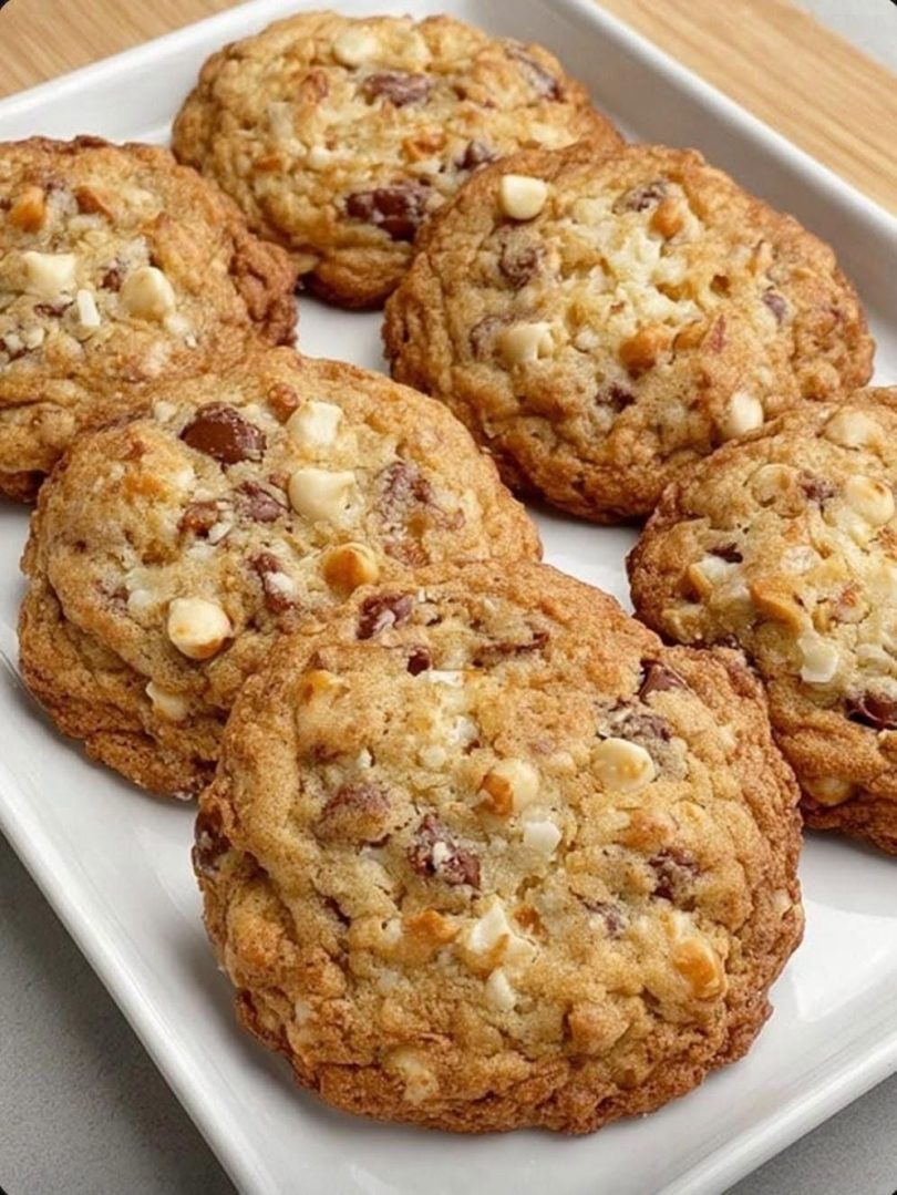 Homemade cowboy cookies