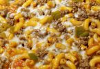 Cheesy Beef and Macaroni Skillet