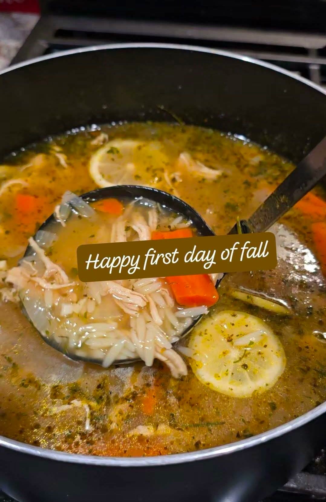 Chicken Lemon Orzo Soup
