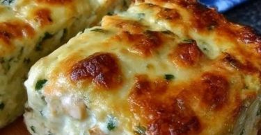 Creamy Chicken and Cheese Baked Casserole