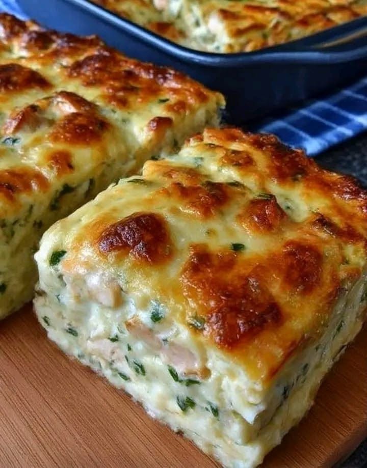 Creamy Chicken and Cheese Baked Casserole
