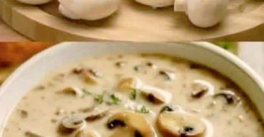 Creamy mushroom soup