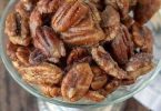 Candied Pecans — cinnamon-sugar coated pecan halves