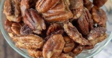Candied Pecans — cinnamon-sugar coated pecan halves
